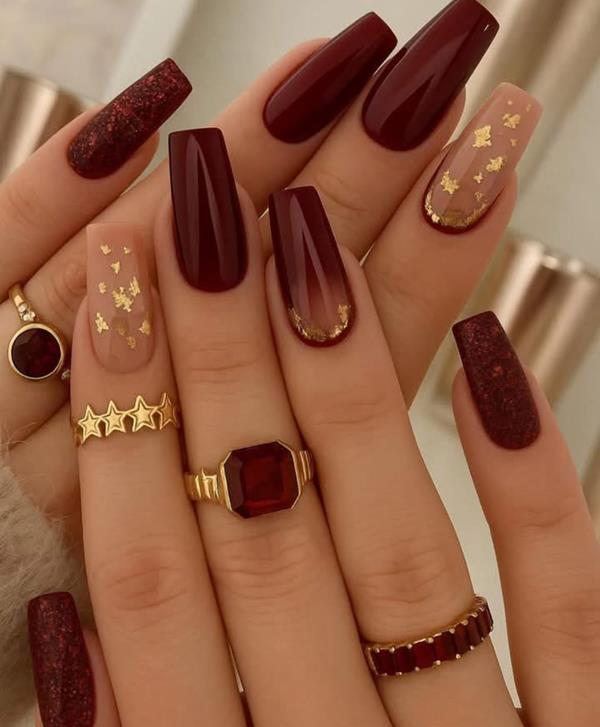 Mẫu nail đơn giản cho da ngăm sang trọng