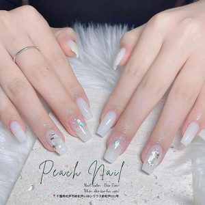 Nail cô dâu đơn giản